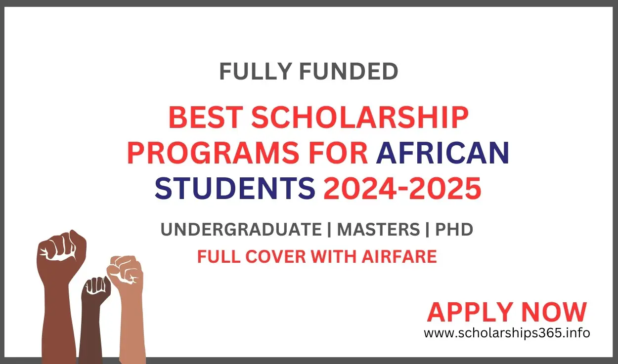 10 Best Scholarships for African Students 2024 | Fully Funded