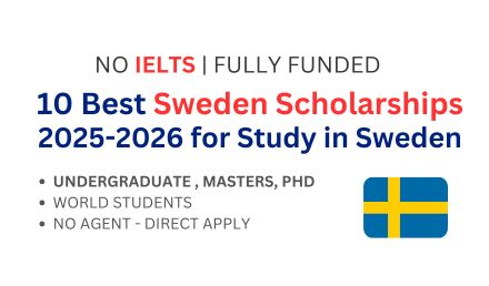 10 Best Sweden Scholarships 2025-2026 [Study in Sweden]