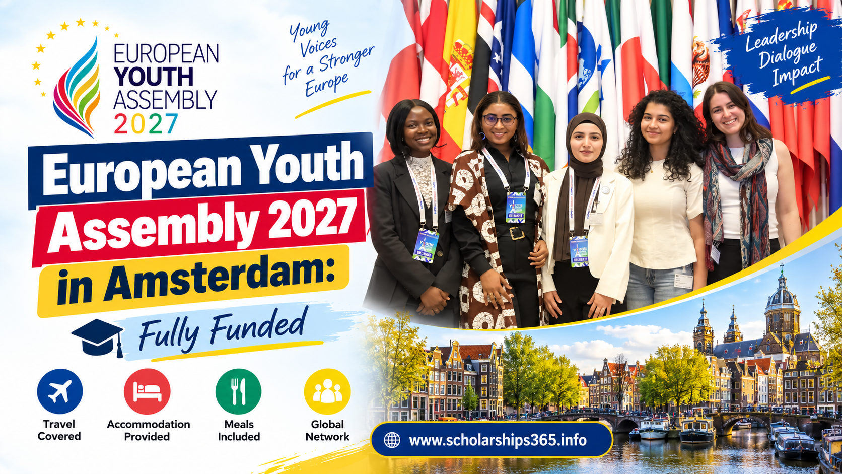 European Youth Assembly 2027  in Amsterdam: Fully Funded