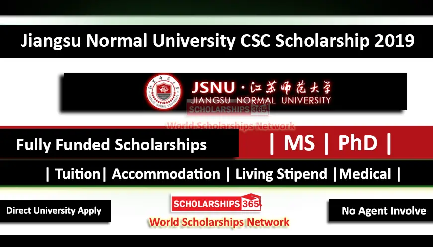 Jiangsu Normal university csc scholarship 2019 in China - Fully Funded
