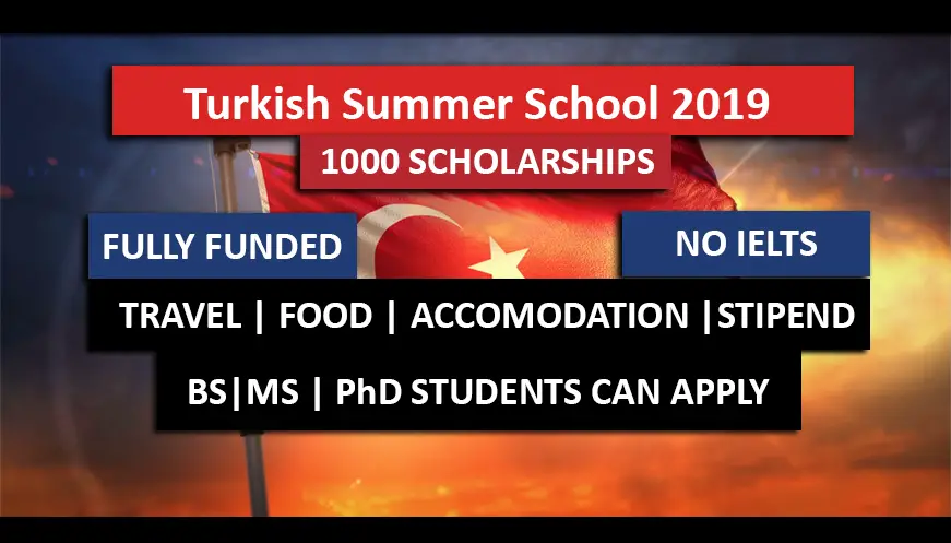 The Turkish Summer Exchange Programme 2019 Fully Funded 2019 in Turkey