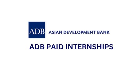 ADB Internship 2024 Program | Paid Internship Program 2024