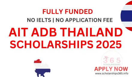 AIT ADB Thailand Scholarships 2025, Fully Funded Scholarship