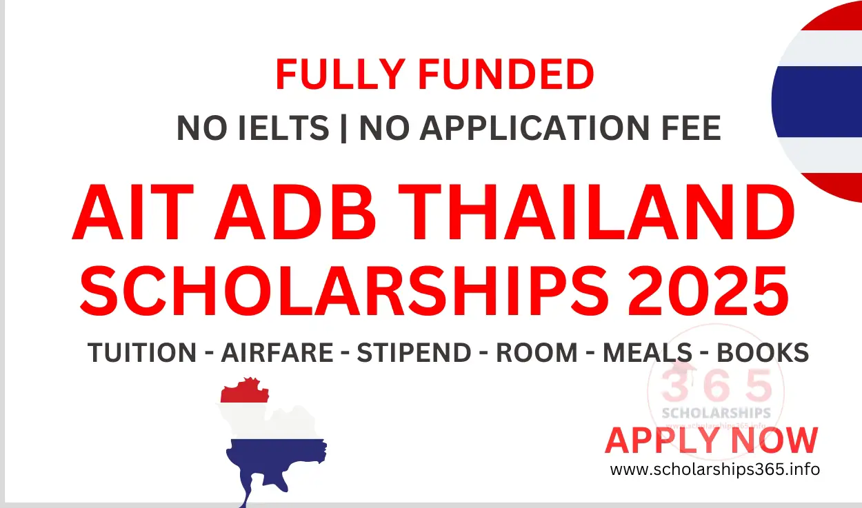 AIT ADB Thailand Scholarships 2025 [Fully Funded Scholarship]