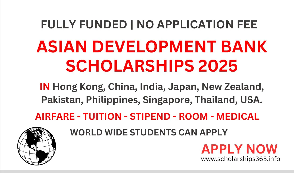 Asian Development Bank Scholarships 2025-2026 [Fully Funded Scholarships]