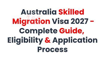 Australia Skilled Migration Visa 2027 - Complete Guide