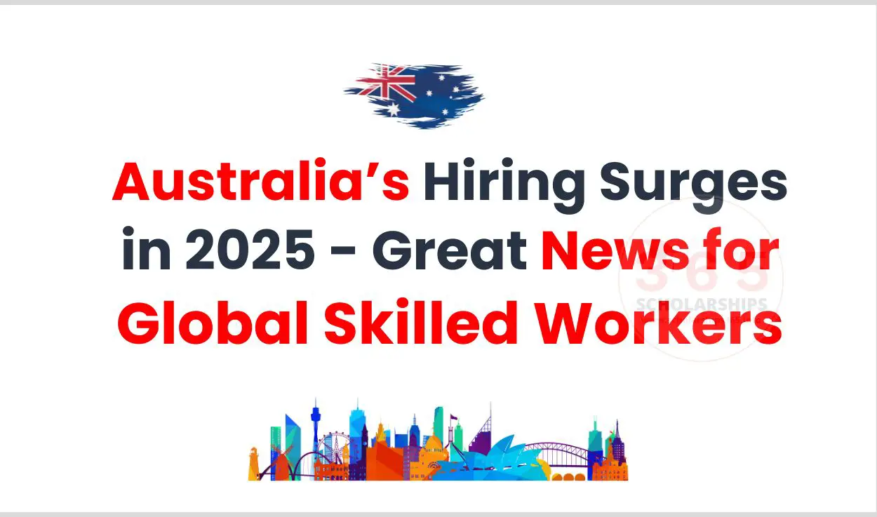 Australia’s Hiring Surges in 2025 - Great News for Global Skilled Workers