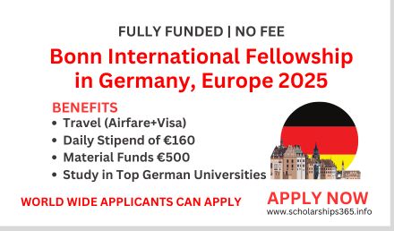 Bonn International Fellowship in Germany 2025 [Fully Funded]