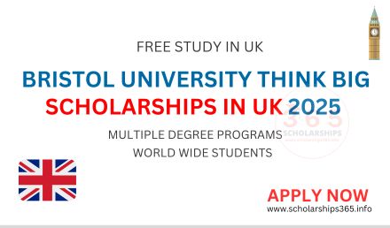 Bristol University Think Big UK Scholarship 2025-2026