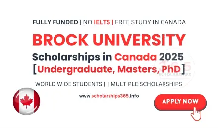 Brock University Canada Scholarships 2025 [Fully Funded]