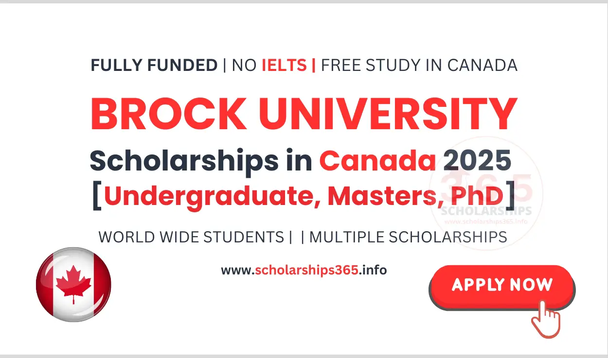 Brock University Scholarships 2025 in Canada [Multiple Scholarships]