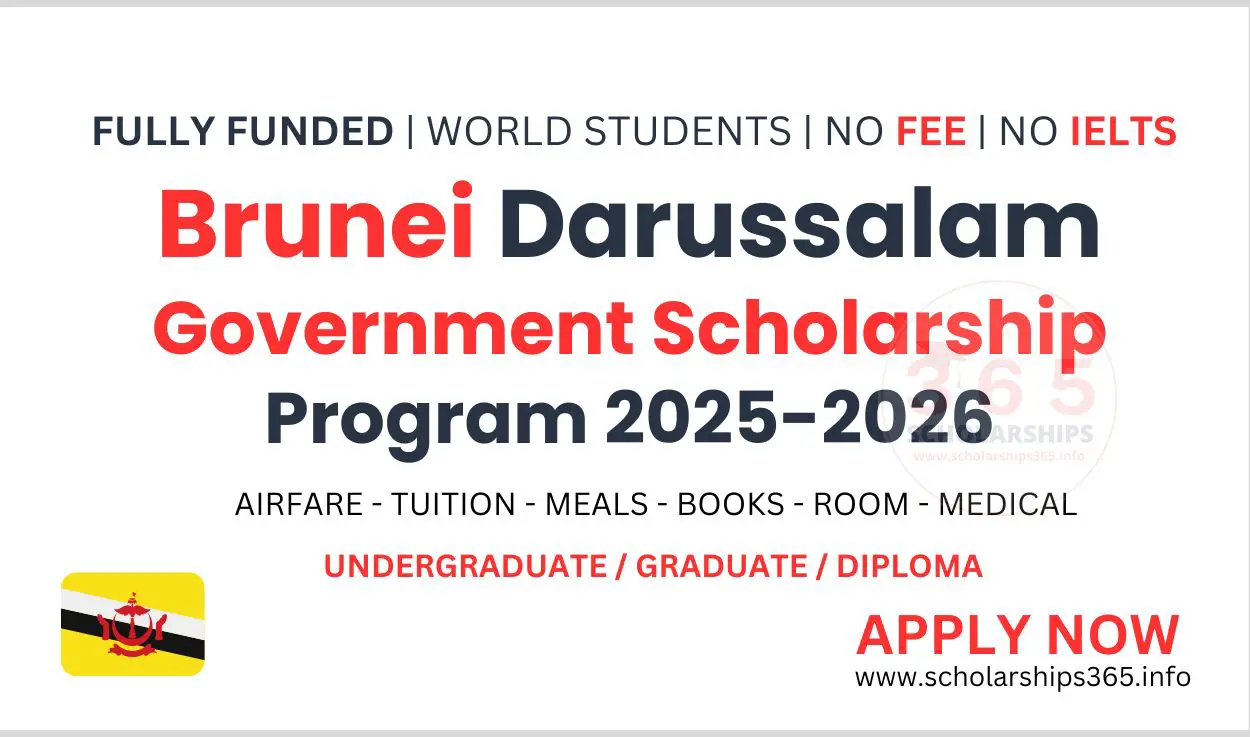 Brunei Darussalam Government Scholarship 2025-2026 [Fully Funded]