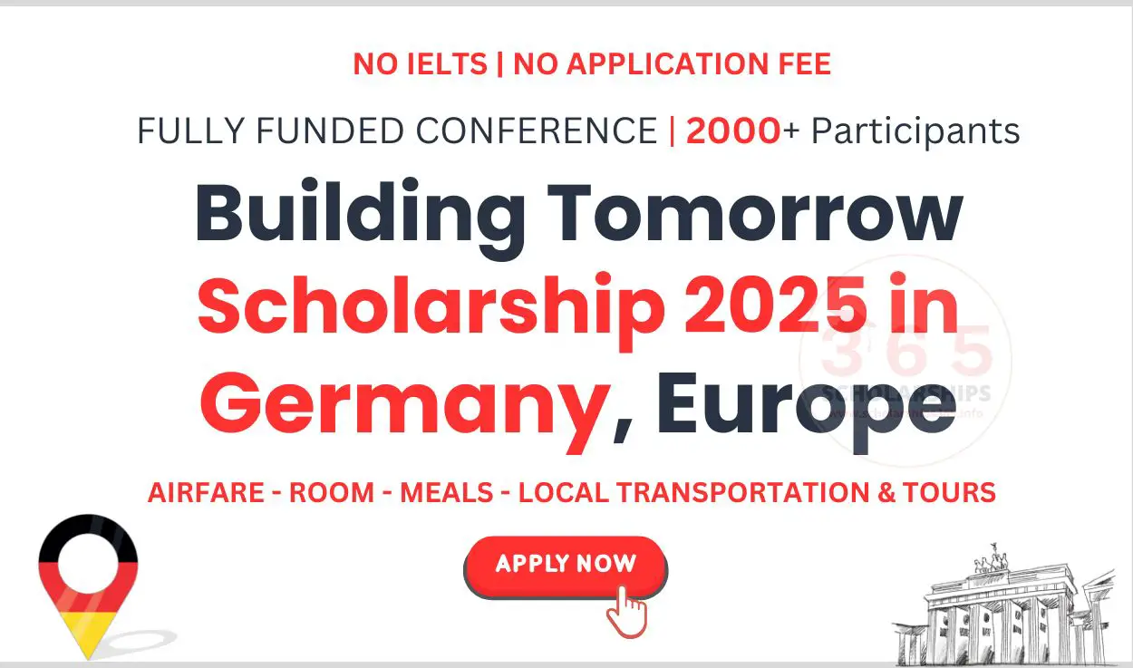 Building Tomorrow Scholarship 2025 in Germany [Fully Funded]