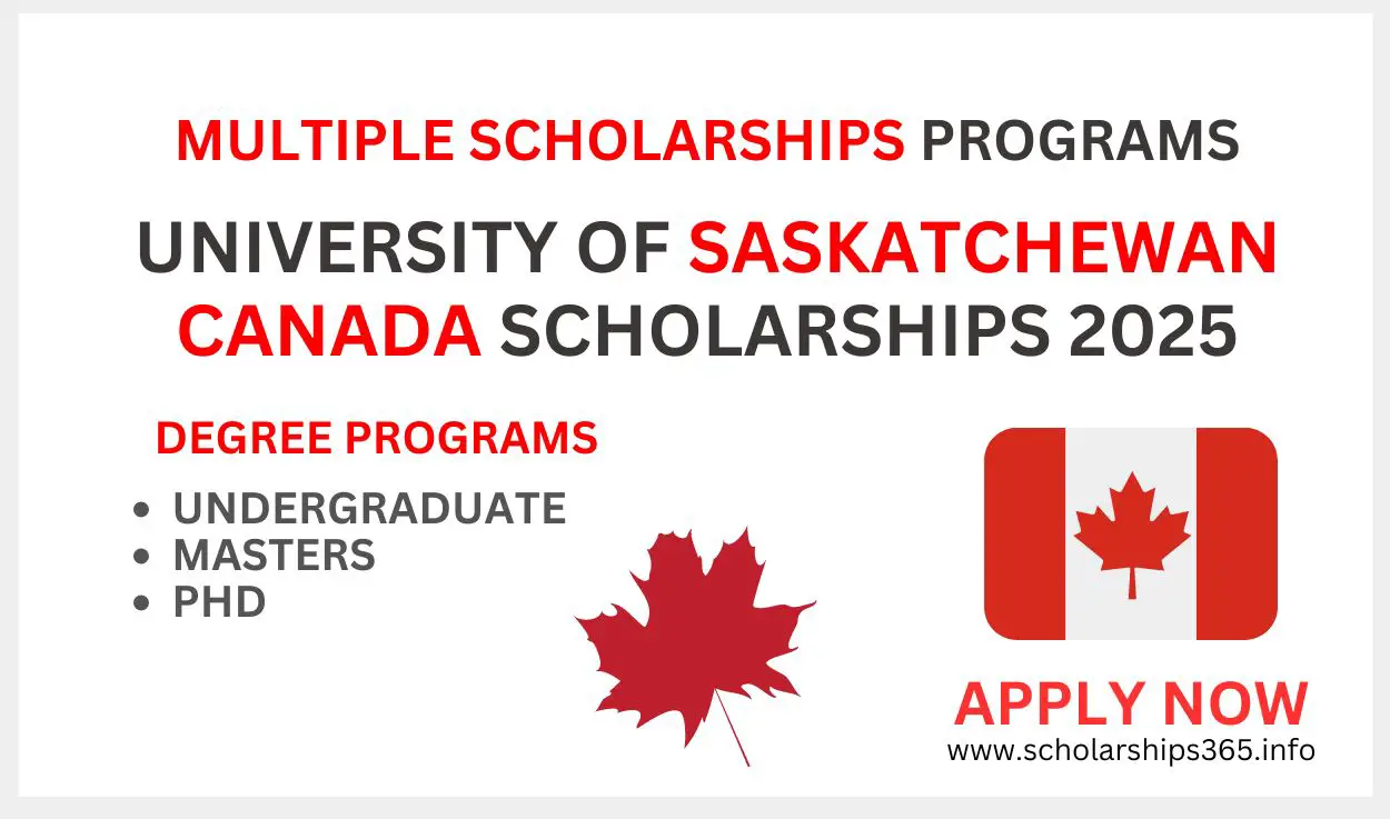 Canada Scholarships 2024-2025 at University of Saskatchewan Multiple Scholarships in Canada