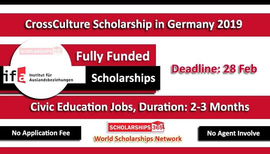 CrossCulture CCP Scholarship 2019 in Germany Fully funded