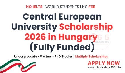 Central European University Scholarships 2026 [Fully Funded]