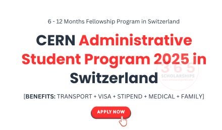 CERN Administrative Student Program 2025 in Switzerland