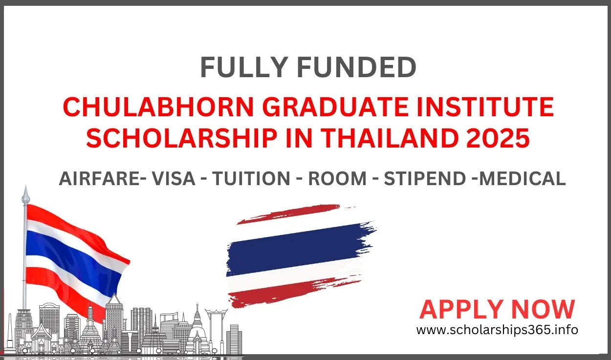 Chulabhorn Graduate Institute Scholarship 2025 in Thailand | Fully Funded Scholarships