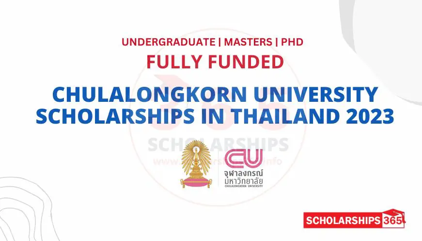 Chulalongkorn University Scholarship 2023 in Thailand - Fully Funded