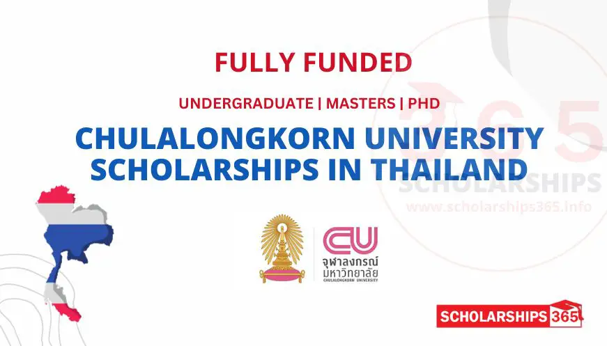 Chulalongkorn University Scholarship 2024 in Thailand - Fully Funded