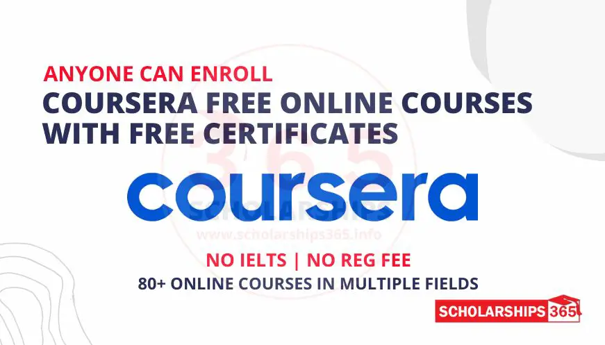 Coursera Free Online Courses with Free Certificates - 80+ Courses