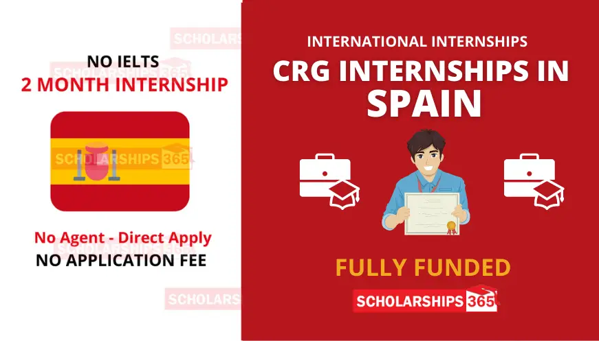 CRG Summer Internship 2022 in Spain - Fully Funded Internships
