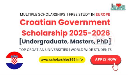 Croatian Government Scholarship 2025 [Multiple Scholarships]