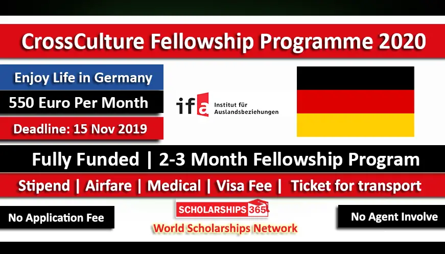 CrossCulture Program 2020 Germany Fully Funded - CCP 2020 Fellowship Program