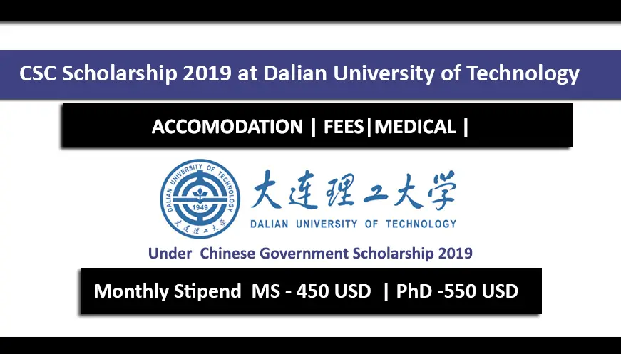 Dalian University of Technology CSC Scholarships 2019 Fully Funded