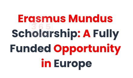 Erasmus Mundus Scholarship: Fully Funded Opportunity