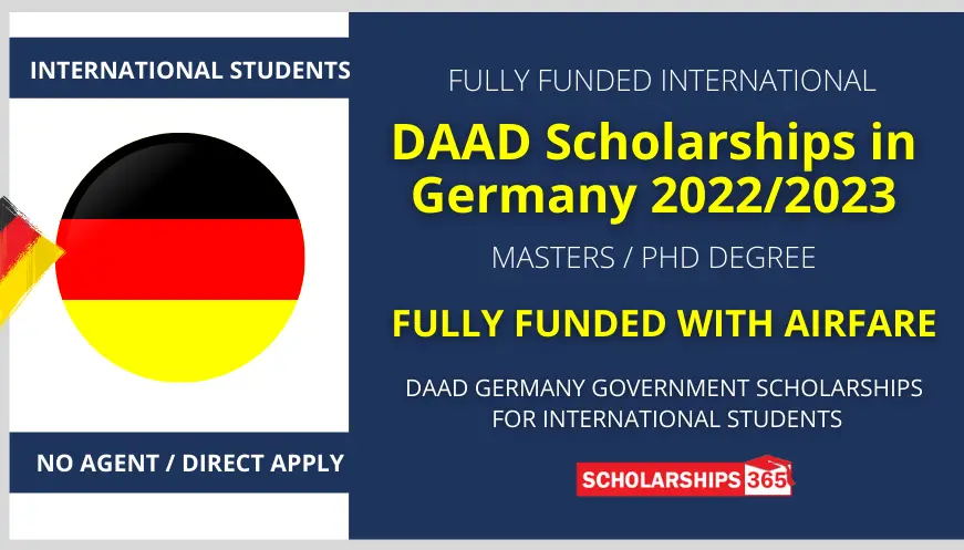 DAAD Scholarship 2022/2023 in Germany Fully Funded - Study in Germany