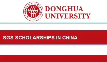 Donghua University Shanghai Government Scholarship 2023