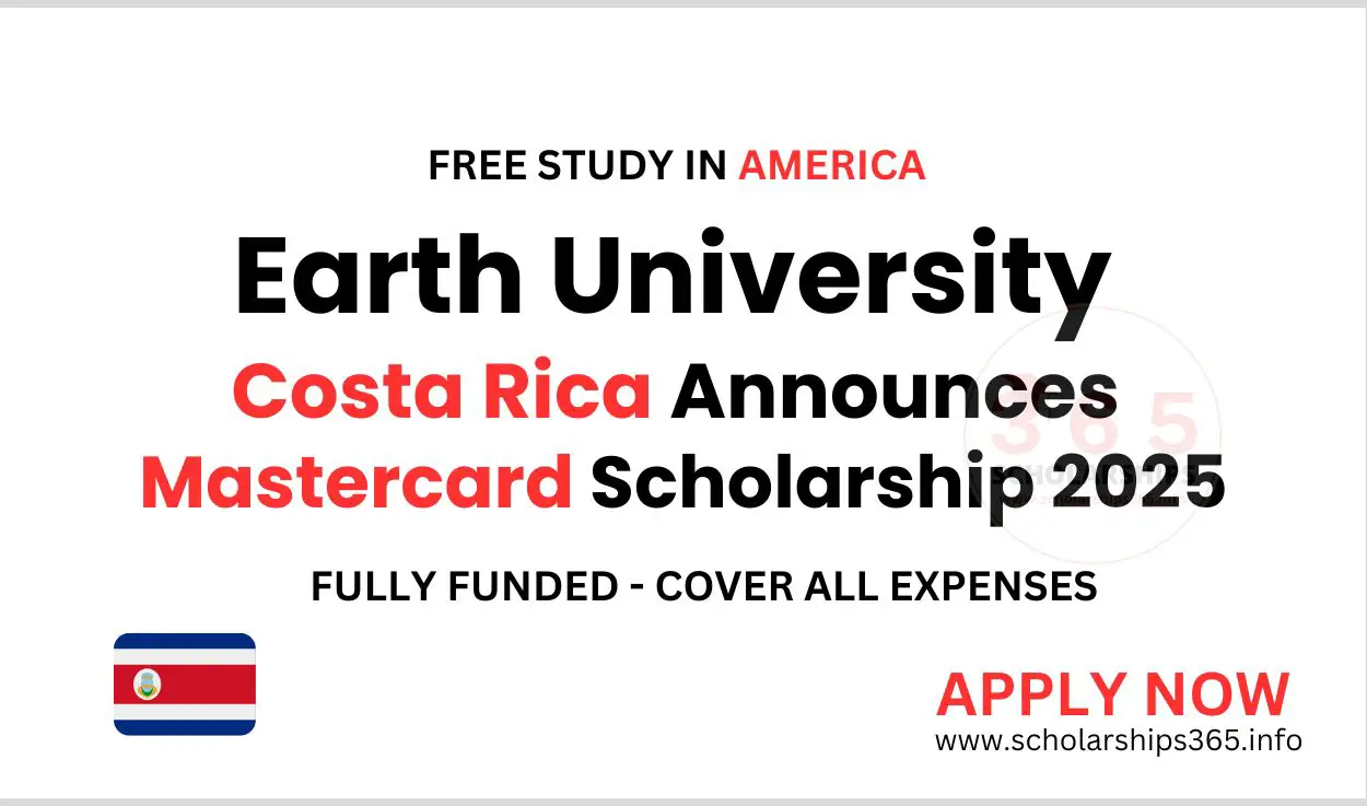 Earth University Costa Rica Announces Mastercard Scholarship 2025