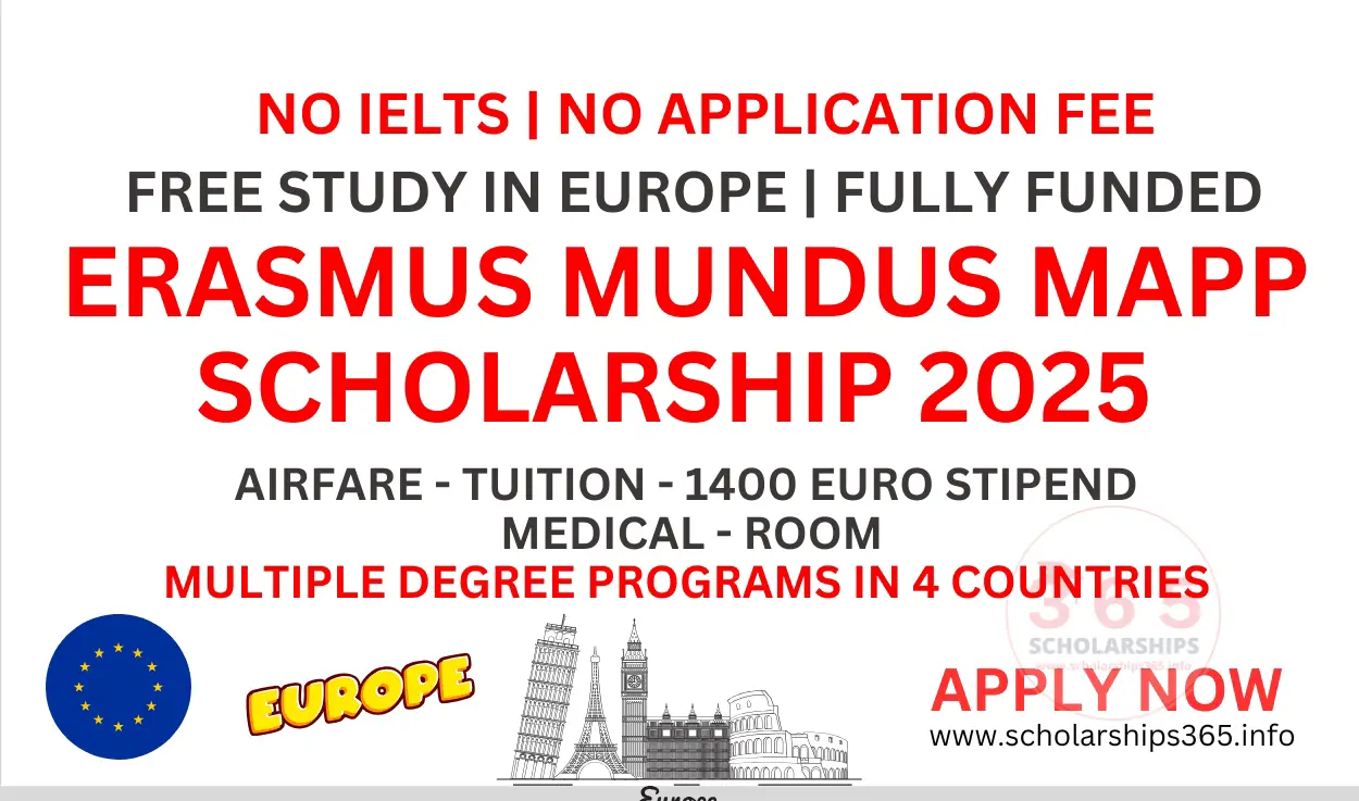 Erasmus Mundus MAPP Scholarship in Europe 2025 [Fully Funded]