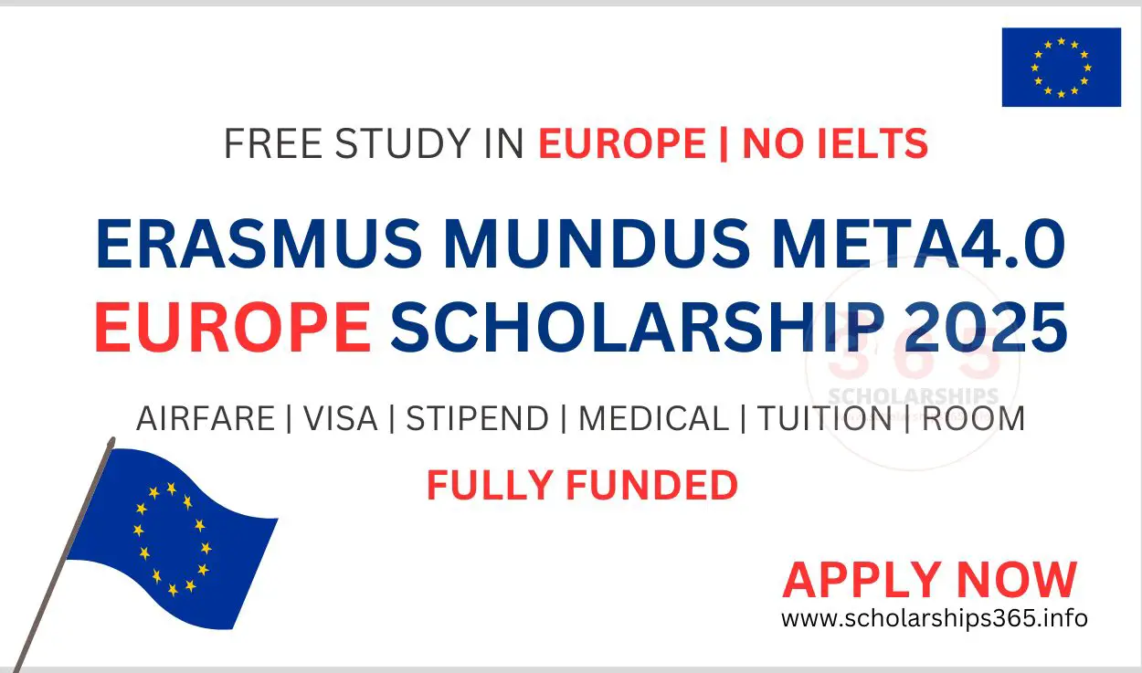 Erasmus Mundus Meta4.0 Europe Scholarship 2025 [Fully Funded]