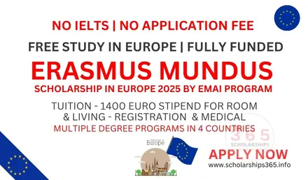 Erasmus Mundus Scholarship in Europe 2025 | Fully Funded