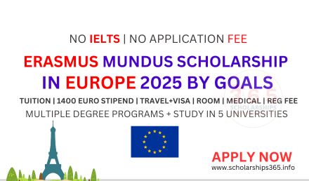 Erasmus Mundus Scholarship in Europe 2025 GOALS Fully Funded