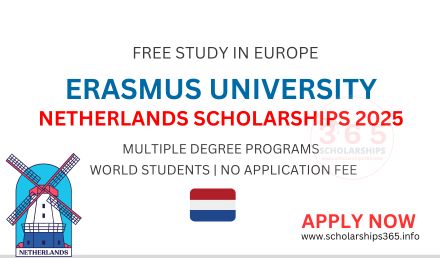 Erasmus University Netherlands, Europe Scholarship 2025