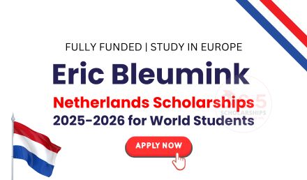 Eric Bleumink Netherlands Scholarship 2025 | Fully Funded