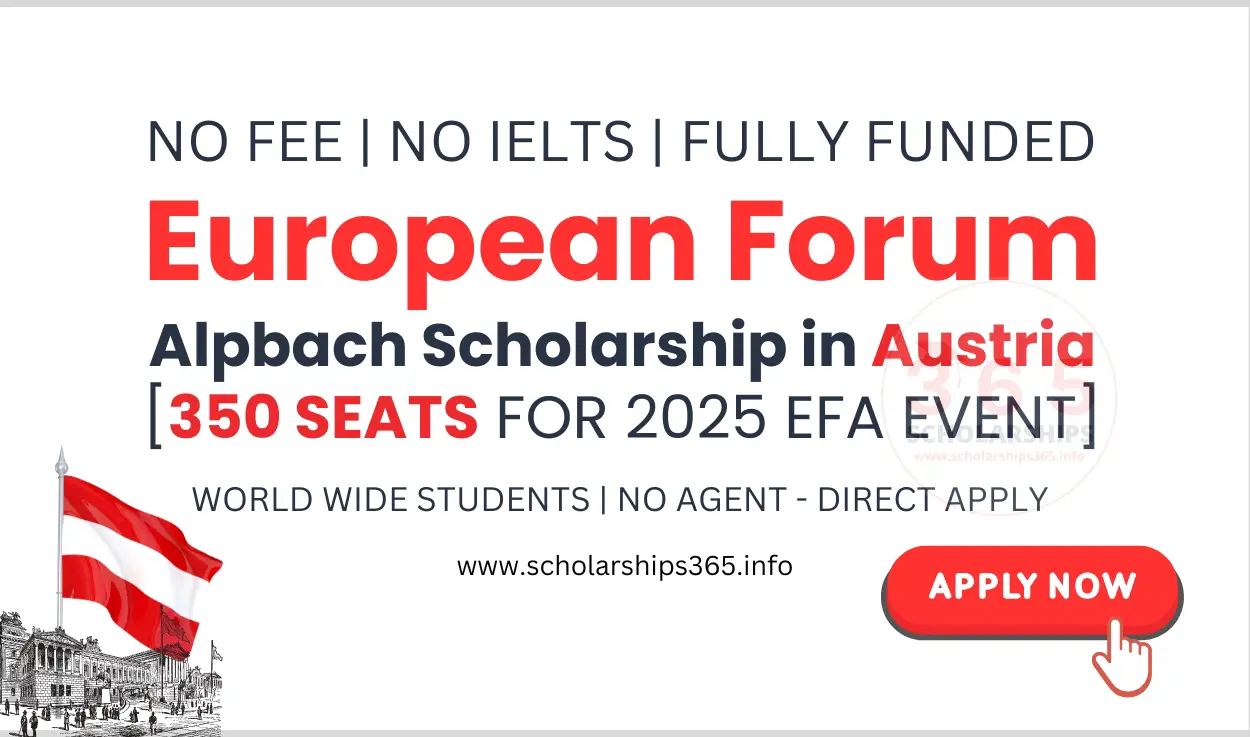 European Forum Alpbach Scholarship in Austria 2025 | Fully Funded Conference