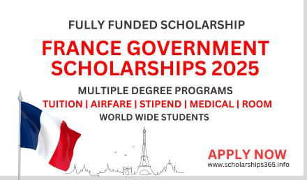 France Government Scholarship 2025, Fully Funded Scholarship