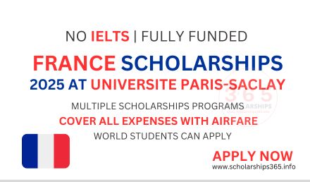 France Scholarship 2025 Universite Paris-Saclay Fully Funded