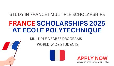 France Scholarships 2025 at Ecole Polytechnique, France