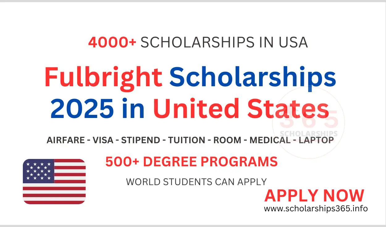 Fulbright Scholarships 2025 in United States - Fully Funded