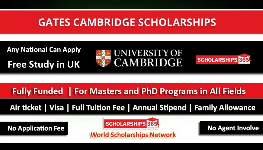 Gates Cambridge Scholarship in UK 2024-2025 - Fully Funded