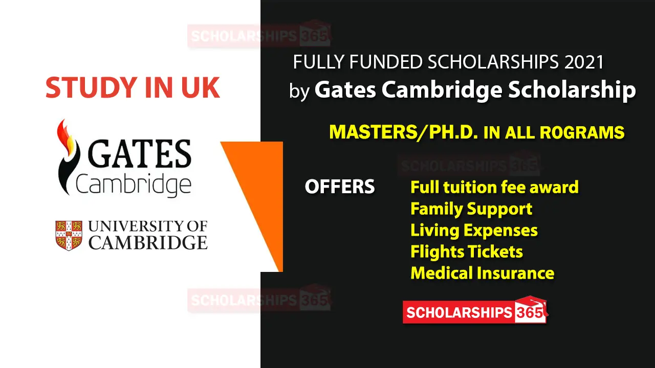 Gates Cambridge Scholarship 2021 in UK - Fully Funded