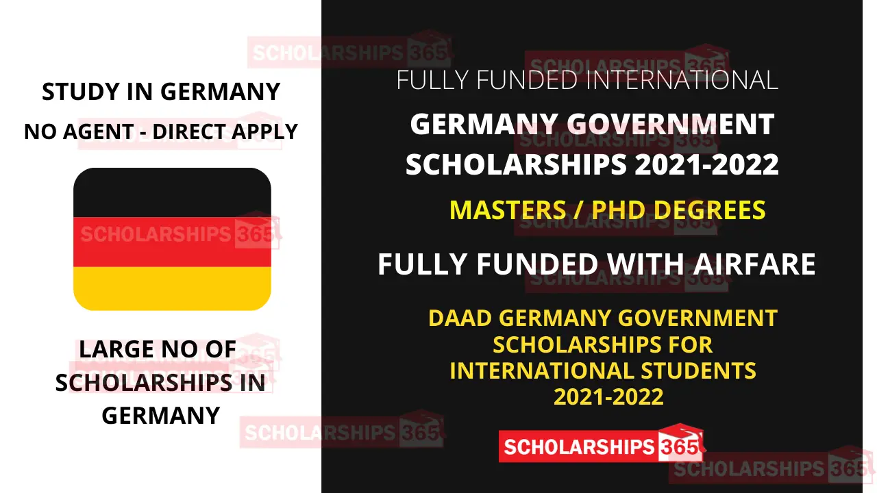 DAAD Scholarship 2021-2022 in Germany Fully Funded - Study in Germany