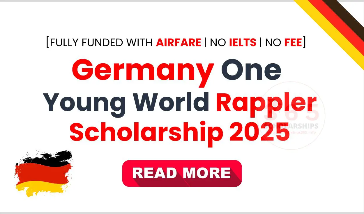 Germany One Young World Rappler Scholarship 2025 [Fully Funded]
