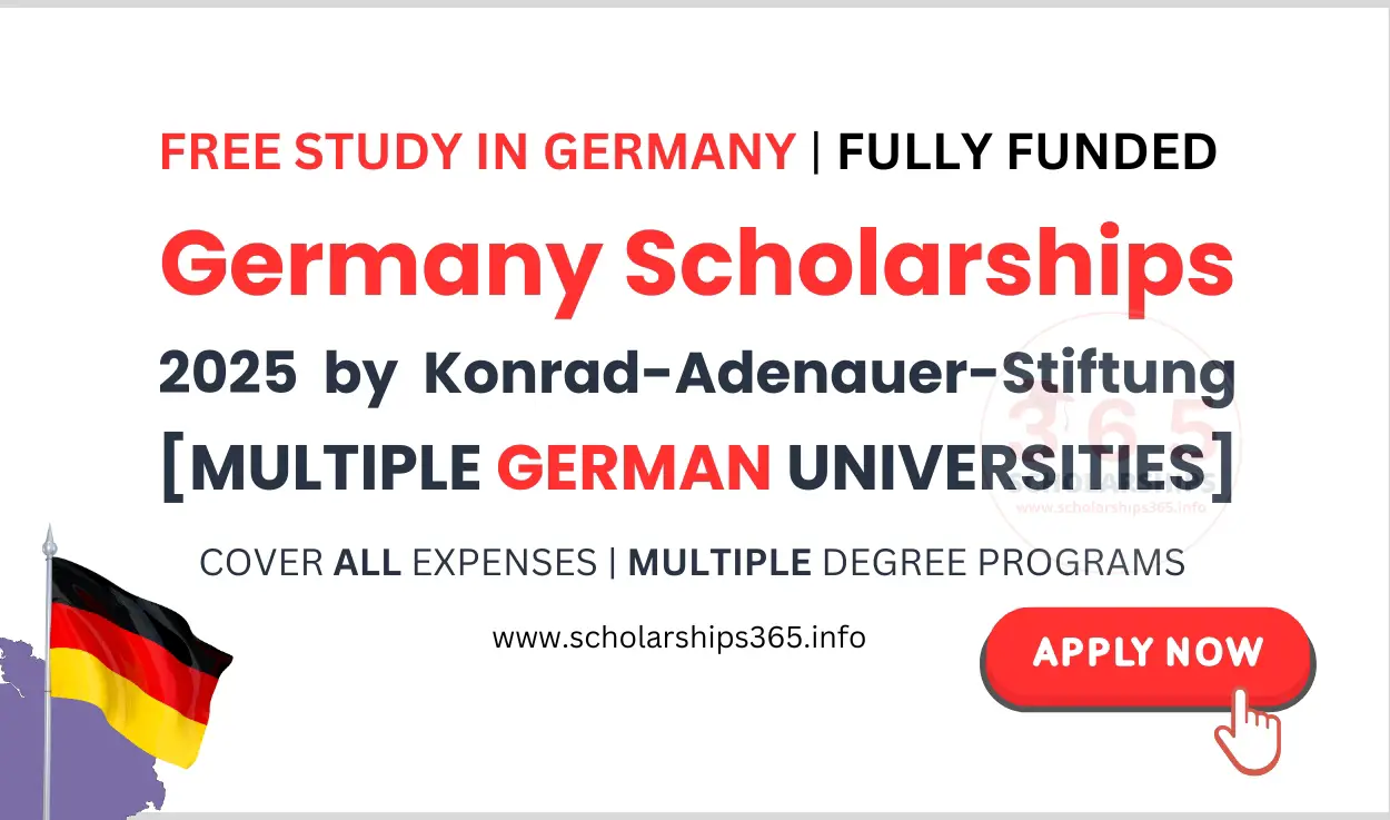 Germany Scholarships 2025 by Konrad-Adenauer-Stiftung [Fully Funded]