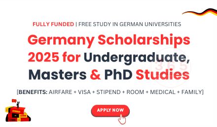 Germany Scholarships 2025 for Undergraduate, Masters & PhD